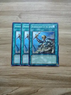 Yu-Gi-Oh! - Reinforcement Of The Army 3X - Full Playset - Image 1