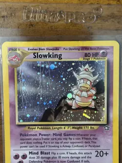 2000 Pokemon Slowking 14/111 Holo Neo Genesis Card RARE VINTAGE TCG WOTC - Image 2