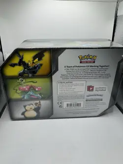 POKEMON TCG Tag Team Sealed Tin Celebi & Venusaur GX-4 Booster Pack,GX Foil Card - Image 2