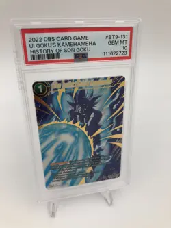 2022 DRAGONBALL Card Game UI GOKU'S KAMEHAMEHA BT9-131 GOKU grade PSA GEM MT 10 - Image 5
