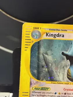 Pokemon TCG - Crystal Kingdra 148/147 Aquapolis Holo Rare Pokemon Card - Image 2