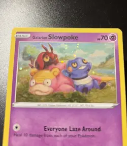 SWSH: Sword & Shield Promo Cards #SWSH126 Galarian Slowpoke - Image 3