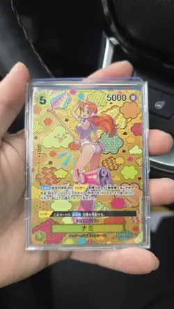Nami Special Parallel (SP) card from the One Piece Card Game. JAPANESE - Image 1