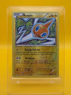 Rotom 24/124 Reverse Holo Rare Fates Collide Pokemon Card 2016 LP - Image 1