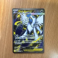 Pokemon Mega Absol EX 161/132 Full Art Holo Card Mega Evolution - Image 1