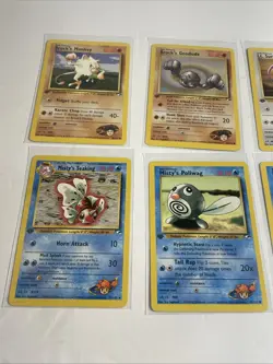 Pokemon TCG Gym Hero’s FIRST EDITION Card Lot (Light Play) - Image 2