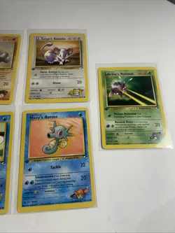 Pokemon TCG Gym Hero’s FIRST EDITION Card Lot (Light Play) - Image 3