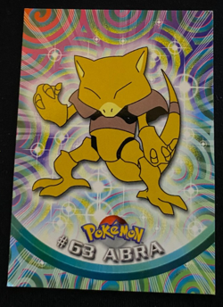 Abra #63 Topps Pokemon Card - Topps Blue Logo TV Animation Edition LP - Image 1