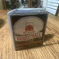 Basketball Mini Portfolio Album Holds 48 Cards - BINDER ONLY VTG collector item - Image 1