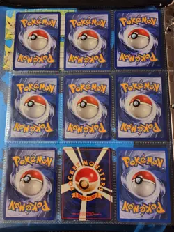 Pokemon Collection Binder Vintage Lot of Cards Holo Rares WoTC 1st Edition Etc - Image 2