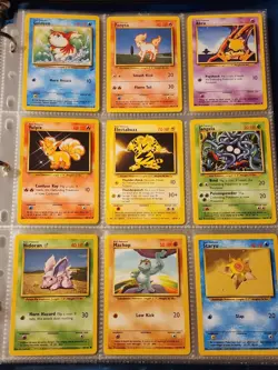 Pokemon Collection Binder Vintage Lot of Cards Holo Rares WoTC 1st Edition Etc - Image 3