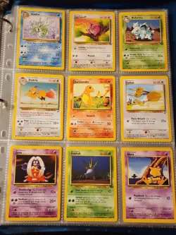 Pokemon Collection Binder Vintage Lot of Cards Holo Rares WoTC 1st Edition Etc - Image 4