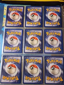 Pokemon Collection Binder Vintage Lot of Cards Holo Rares WoTC 1st Edition Etc - Image 5
