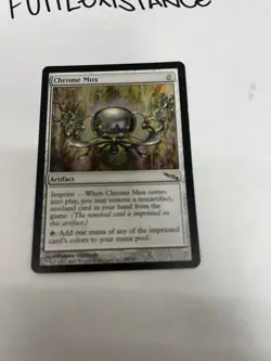 MTG Chrome Mox - Mirrodin - LP Lightly Played Magic the Gathering Artifact Card - Image 1