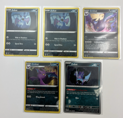 5 Card Lot zubat crobat common basi Reverse Holo Pokemon TCG - Image 1