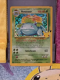 Venusaur Celebrations Classic Series Holo Pokemon Trading Card 2021 15/102 - Image 1