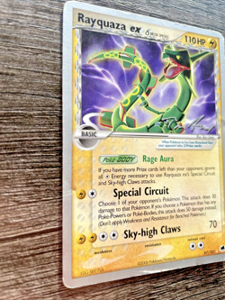 Rayquaza EX Delta Species 97/101 2007 Championships Pokemon Card - Tom Roos - MP - Image 2