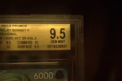 One Piece JEWELRY BONNEY P-085 OFFLINE REGIONAL CHAMPION CARD VOL.2 BGS 9.5 - Image 4