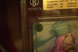 One Piece JEWELRY BONNEY P-085 OFFLINE REGIONAL CHAMPION CARD VOL.2 BGS 9.5 - Image 5