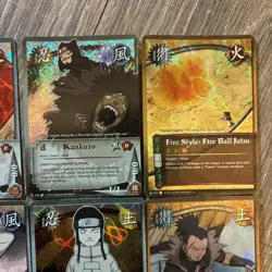 Naruto CCG TCG Foil & Gold Script Lot! 68 Cards Total! - Image 5