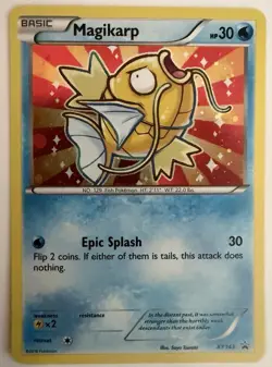 Pokemon TCG Magikarp XY 143 Holo Black Star Promo Card - Image 1