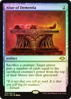 Altar of Dementia FOIL Modern Horizons NM Artifact Rare MAGIC CARD ABUGames - Image 1