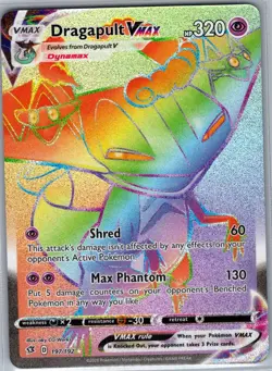 Dragapult VMAX (Secret) 197/192 SWSH02: Rebel Clash - Pokemon Card - NM - Image 1