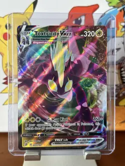 🔹Toxtricity VMAX 071/192 Full Art Ultra Rare🔹Rebel Clash Pokemon TCG Card - Image 1