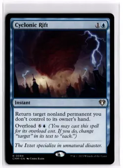 Cyclonic Rift Commander Masters 84 LP x1 MTG Magic: the Gathering - Image 1