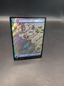 Island (#716) (Full Art) - NM SURGE FOIL - Lord of the Rings LTR MTG - Image 2