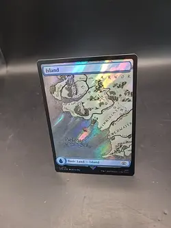 Island (#716) (Full Art) - NM SURGE FOIL - Lord of the Rings LTR MTG - Image 3