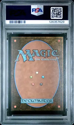 2023 MTG THE LORD OF THE RINGS: TALES OF MIDDLE-EARTH SURGE FOIL MOUNTAIN PSA 8 - Image 2