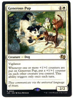 MTG Generous Pup Foundations Jumpstart 0004 NM - Image 1
