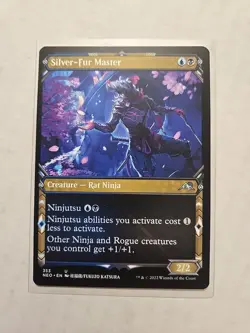 Silver-Fur Master (Showcase) - Kamigawa - LP - Uncommon - Creature - MTG - Image 1