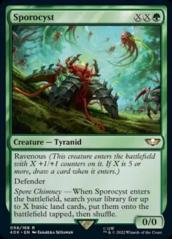 1x Sporocyst NM-Mint, English Commander: Universes Beyond: Warhammer 40,000 MTG - Image 1