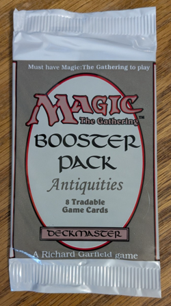 MTG - Antiquities Booster Pack - Magic the Gathering Factory Sealed 1994 - Image 1