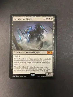 Cavalier of Night - M20 - Core Set 2020 - Magic the Gathering - MTG - Image 1