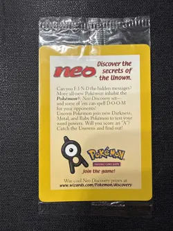 Pokemon Entei Promo Card SEALED Movie Promo NEW Neo 2001 - Image 1
