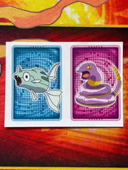 Pokemon Merlin Topps Ultimate Stickers 2005 Ekans #23 Remoraid #223 - Image 1