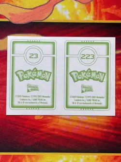 Pokemon Merlin Topps Ultimate Stickers 2005 Ekans #23 Remoraid #223 - Image 2