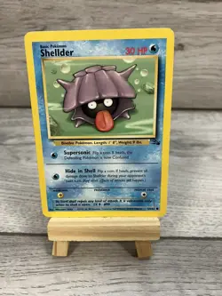 Pokemon TCG Shellder Fossil 54/62 Regular LP. - Image 1