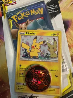 Pokemon - GALAXY SWIRL! - Sun & Moon - Sealed Team Up Blister - Pikachu - SM162 - Image 2