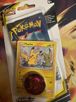 Pokemon - GALAXY SWIRL! - Sun & Moon - Sealed Team Up Blister - Pikachu - SM162 - Image 3