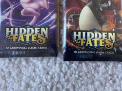 Hidden Fates Sealed Booster Packs Mew & Charizard Art - Pokemon Sun & Moon x2 - Image 4