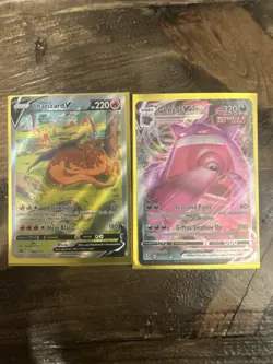 Pokemon TCG Charizard V SWSH260 Promo + Gengar VMAX 157/264 NM/M - Image 1