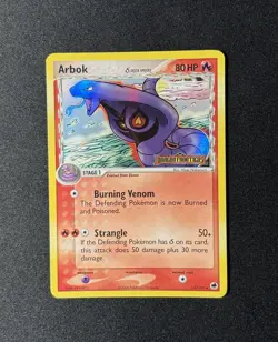 Arbok (Delta Species) 13/101 Dragon Frontiers Reverse Holo Rare Pokemon NM - Image 1