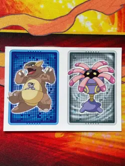 Pokemon Merlin Topps Ultimate Stickers 2005 Kangaskhan #115 Lileep #345 - Image 1