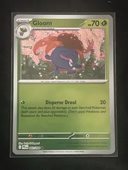 Gloom 002/094 NM Reverse Holo Foil Common ME02: Phantasmal Flames Pokemon TCG - Image 1