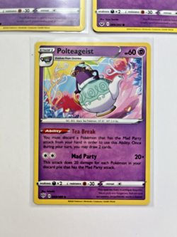 Pokemon TCG Lot Of 3 Polteageist Sinistea Rare Common - Image 4