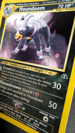 Pokemon TCG: Houndoom 4/75 Neo Discovery WoTC Holo Rare NM - Image 5